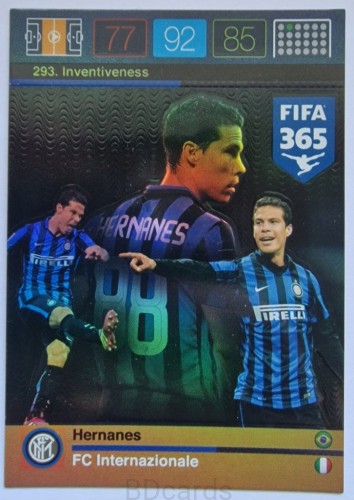 VD10 Hernanes Inter Panini Fifa 365 2016 Inventiveness