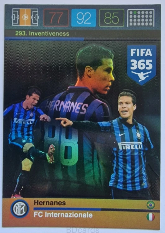 VD10 Hernanes Inter Panini Fifa 365 2016 Inventiveness