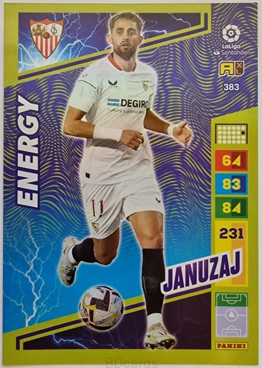 LA3 Januzaj Sevilla Panini La Liga 2023 Energy