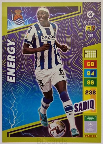 LA3 Sadiq Real Sociedad Panini La Liga 2023 Energy