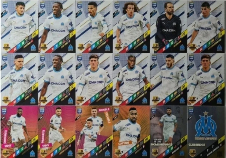 2023-24 Panini Fifa 365 Ol. Marsylia 18 Kart Clauss Guendouzi /W16