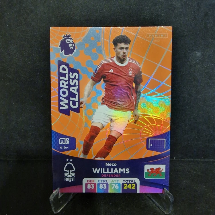 2023-24 Panini Premier League Neco Willams Notingham World Class /M22