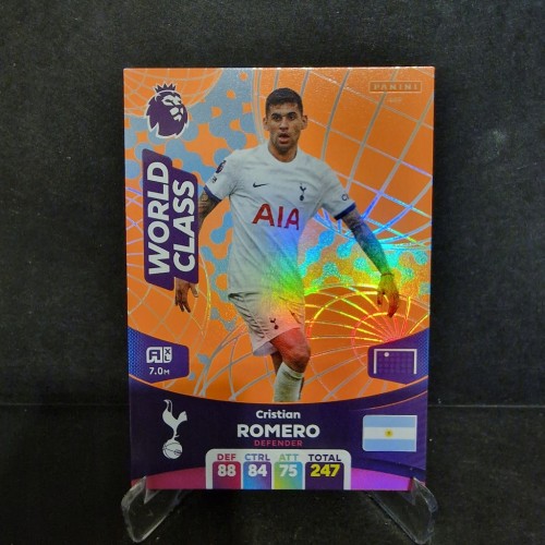 2023-24 Panini Premier League Cristian Romero Tottenham World Class /M22