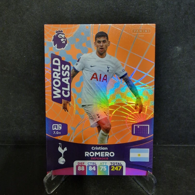 2023-24 Panini Premier League Cristian Romero Tottenham World Class /M22