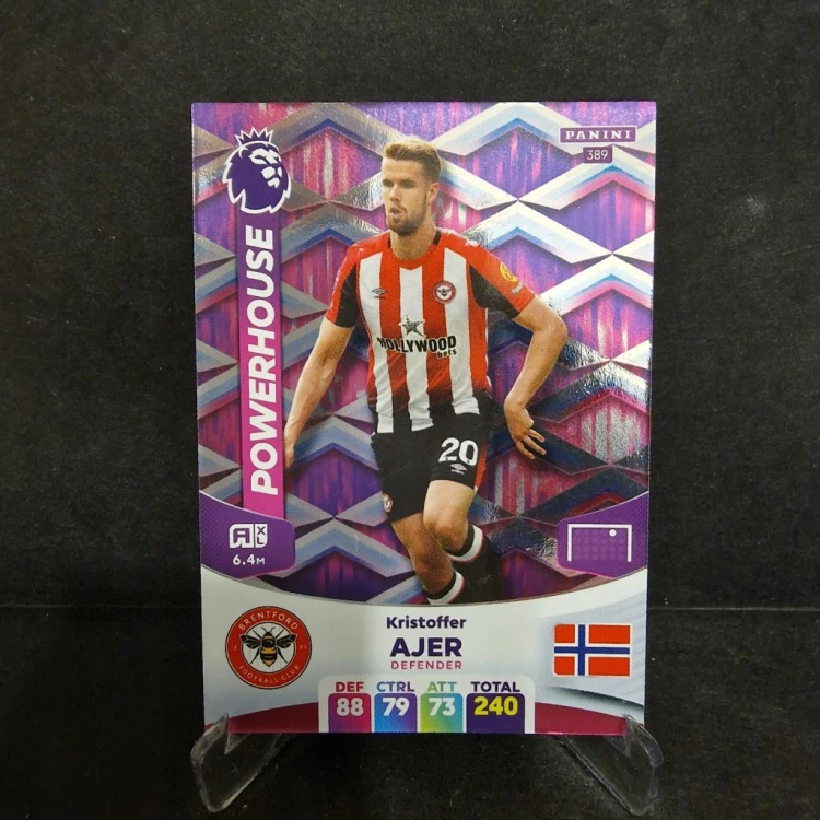 2023-24 Panini Premier League Kristoffer Ajer Brentford Powerhouse /M22
