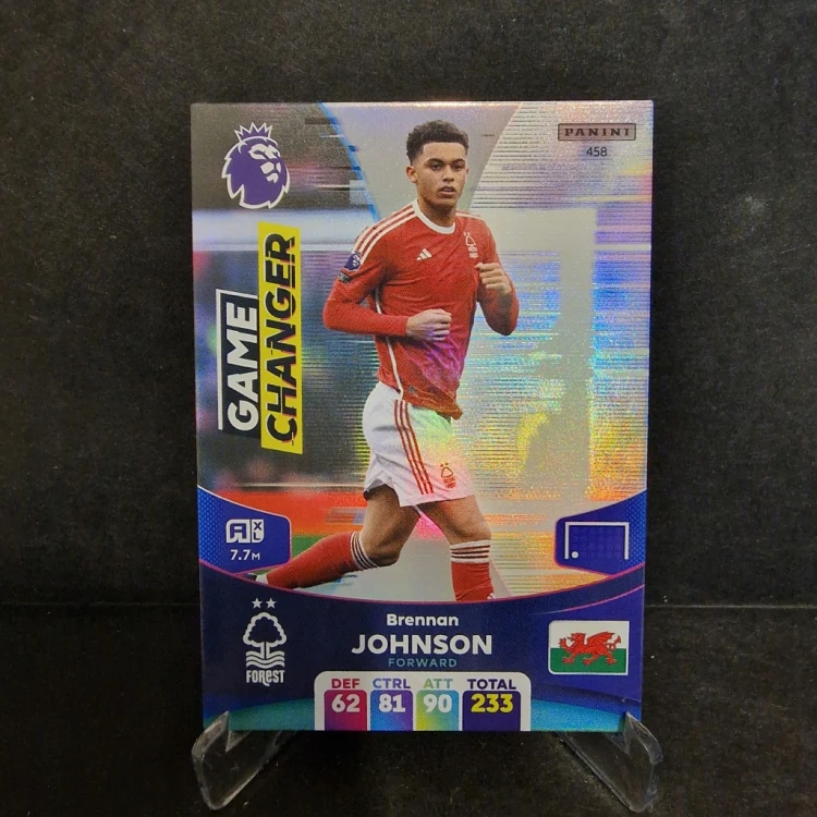 2023-24 Panini Premier League Brennan Johnson Notingham Game Changer /M20