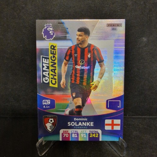 2023-24 Panini Premier League Dominik Solanke Bournemouth Game Changer /M20