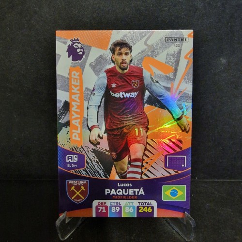 2023-24 Panini Premier League Lucas Paqueta West Ham Playmeakers /M23