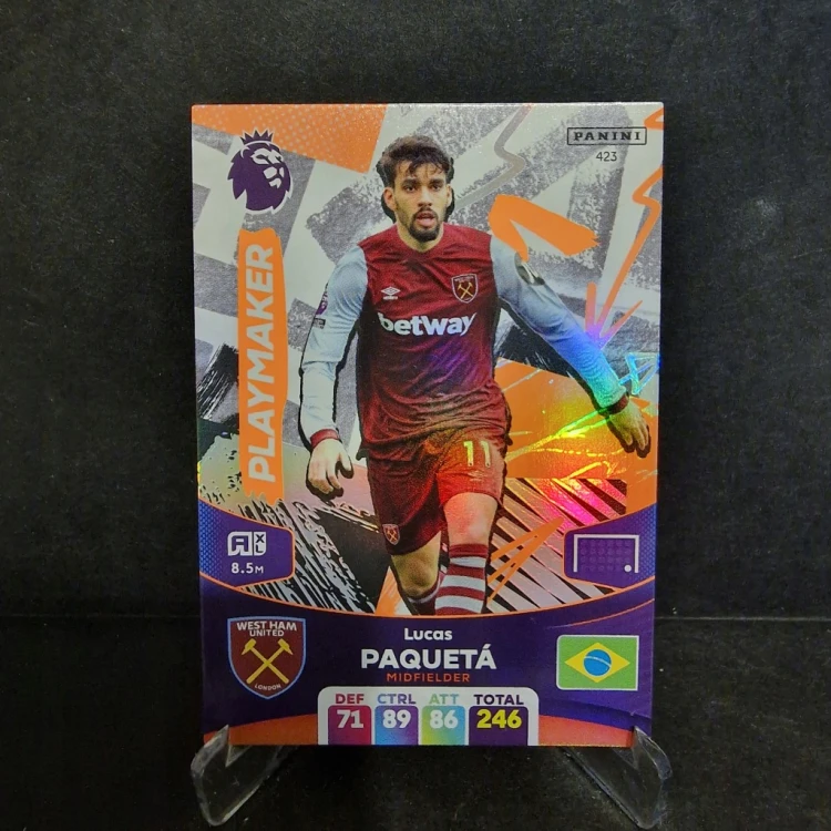 2023-24 Panini Premier League Lucas Paqueta West Ham Playmeakers /M23
