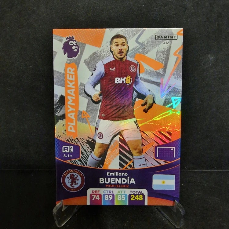 2023-24 Panini Premier League Emiliano Buendia Aston Villa Playmeakers /M23
