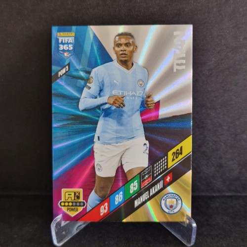 2023-24 Panini Fifa 365 Magican Akanji MAnchester City /FI6