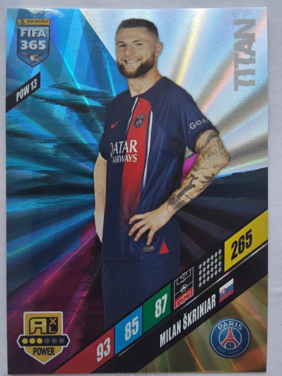 2023-24 Panini Fifa 365 Titan Skriniar PSG /FI9