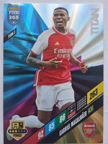 2023-24 Panini Fifa 365 Titan Magalhaes Arsenal /FI10