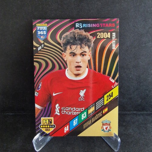 2023-24 Panini Fifa 365 Bajetić Liverpool Rising Stars /TE20