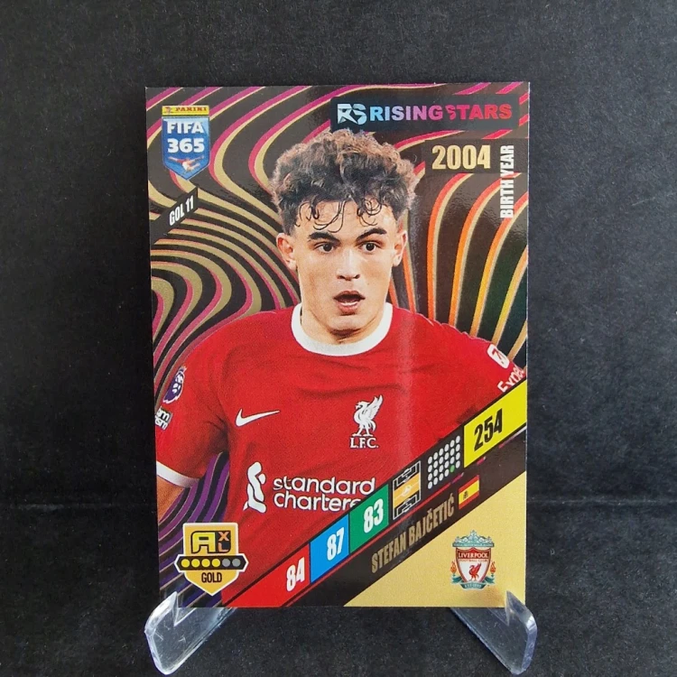 2023-24 Panini Fifa 365 Bajetić Liverpool Rising Stars /TE20