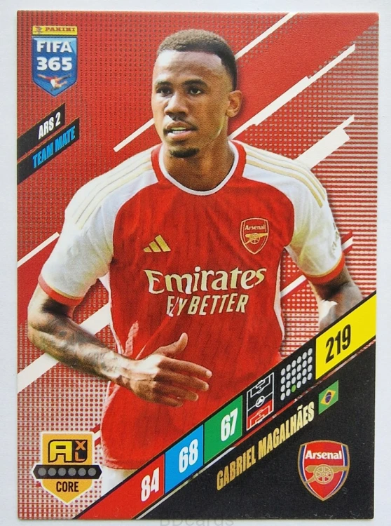 2023-24 Panini fifa 365 Gabriel Magalhaes Arsenal /NU7