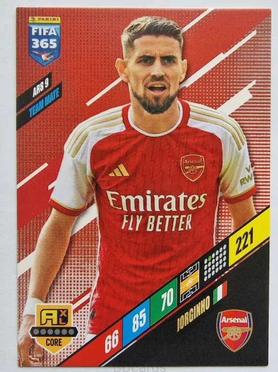2023-24 Panini fifa 365 Jorginho Arsenal /NU7