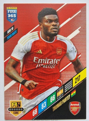 2023-24 Panini fifa 365 Thomas Partey Arsenal /NU7