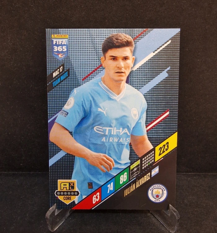 2023-24 Panini Fifa 365 Julian Alvarez / OC16