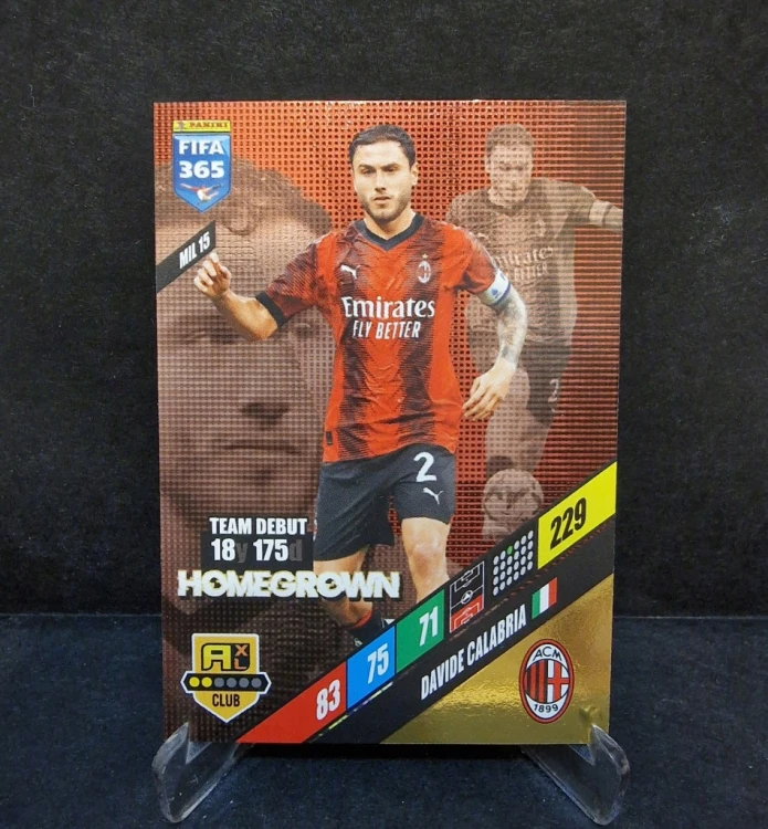 2023-24 Panini Fifa 365 Davide Calabria AC Milan / OC31