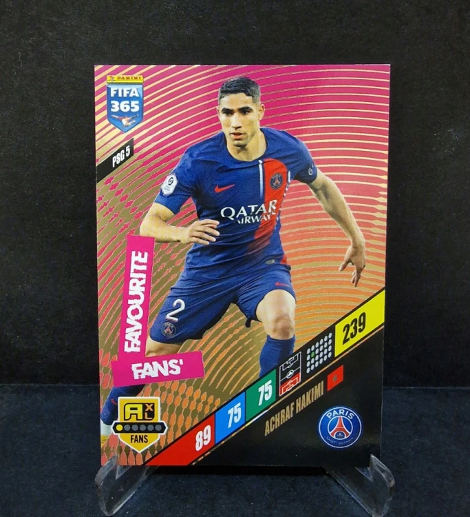 2023-24 Panini Fifa 365 Achraf Hakimi Paris Saint-Germaine / OC35