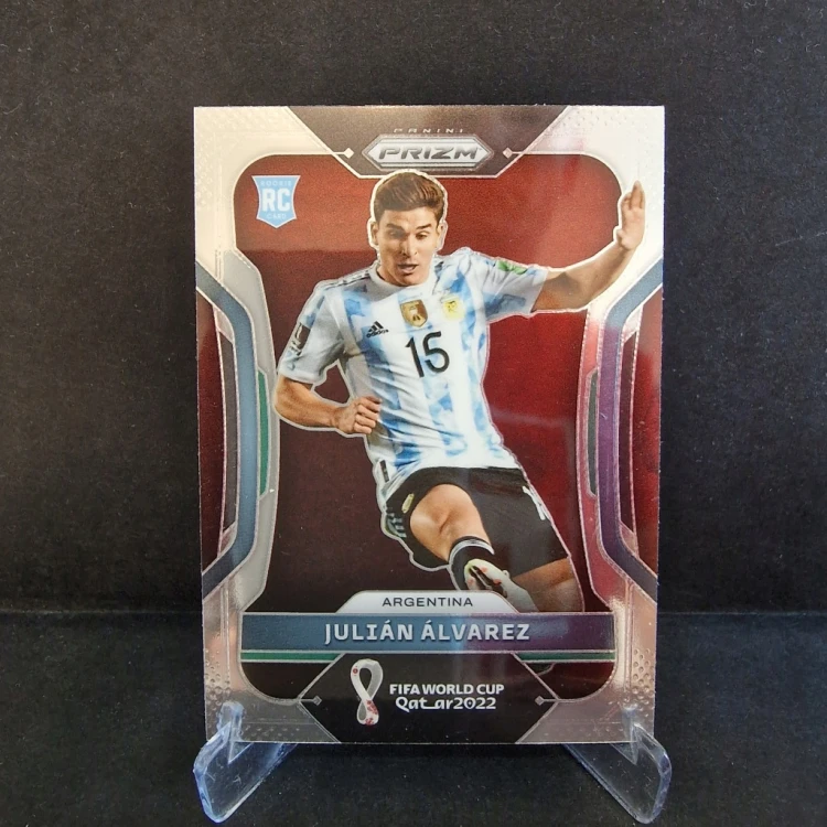 2022 Panini Prizm WC Julian Alvarez Argentyna /PR25