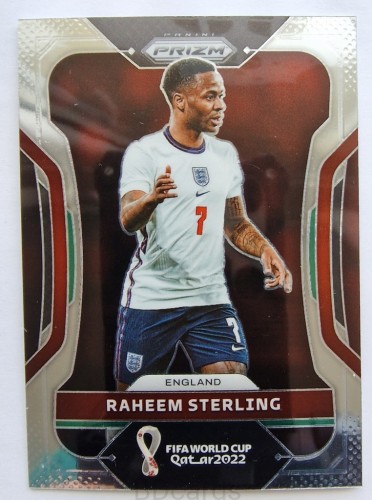 2022 Panini Prizm WC Qatar Raheem Sterling England /AU26