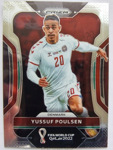 2022 Panini Prizm WC Qatar Yussuf Poulsen Denmark /NU1