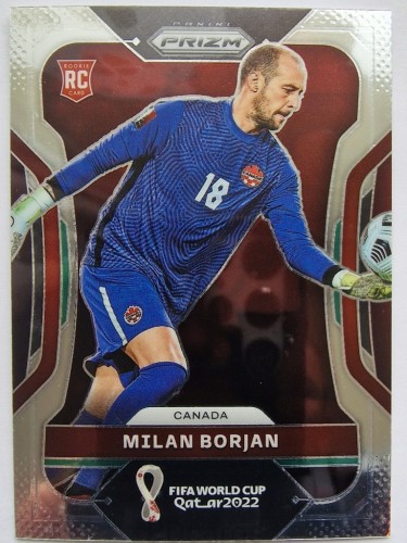 2022 Panini Prizm WC Qatar Milan Borjan Canada /NU3
