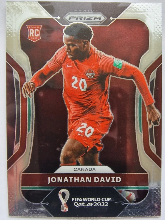2022 Panini Prizm WC Qatar Jonathan David Canada /NU3