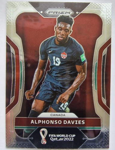 2022 Panini Prizm WC Qatar Alphonso Davies Canada /NU4