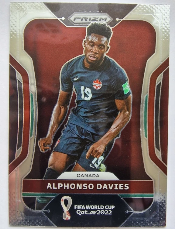 2022 Panini Prizm WC Qatar Alphonso Davies Canada /NU4