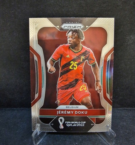2022 Panini Prizm WC Qatar Jeremy Doku Belgium /TP13