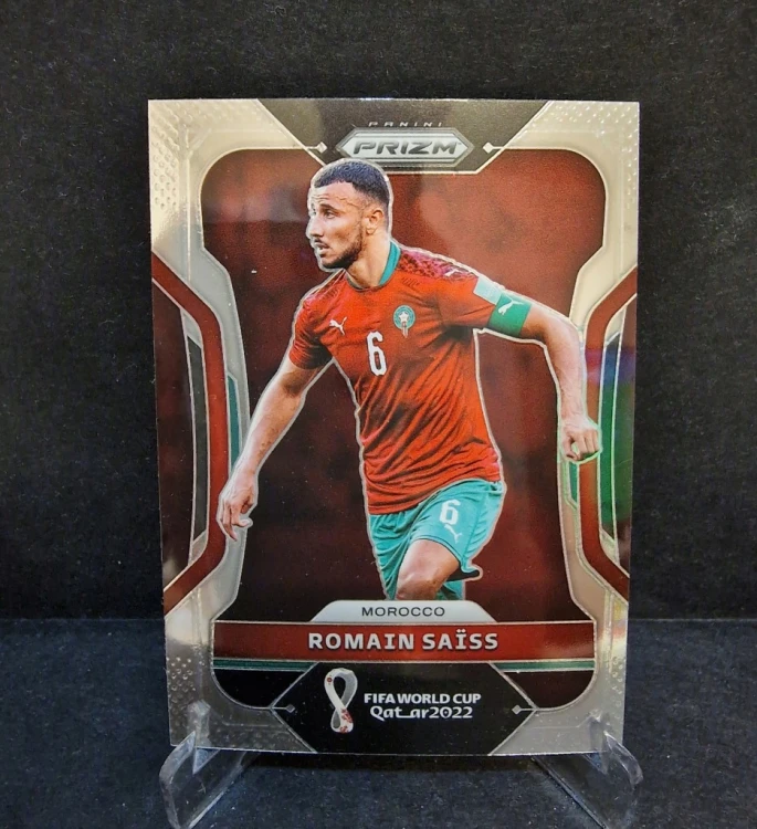 2022 Panini Prizm WC Qatar Romain Saiss Morocco /TP15