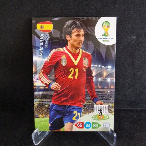 2014 Panini World Cup Brasil David Silva Hiszpania /WC19