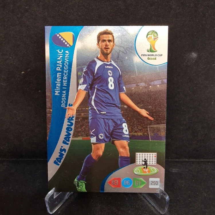 2014 Panini World Cup Miralem Pjanić Bośnia Fans Favourite /K32