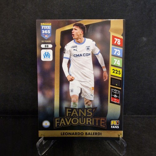 2025 Panini Fifa 365 Leonardo Ballerdi 88 Ol. Marsylia /LT16