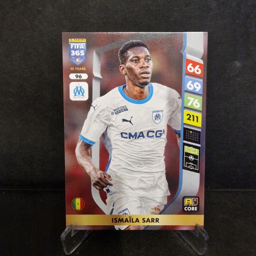 2025 Panini Fifa 365 Ismaila Saar 96 Ol. Marsylia /LT16