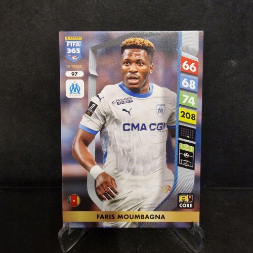 2025 Panini Fifa 365 Faris Moumbanga 97 Ol. Marsylia /LT15