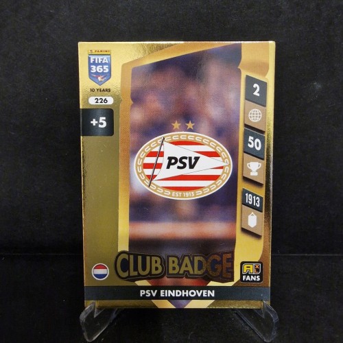 2025 Panini Fifa 365 Club Badge 226 PSV Eindhoven /LT14