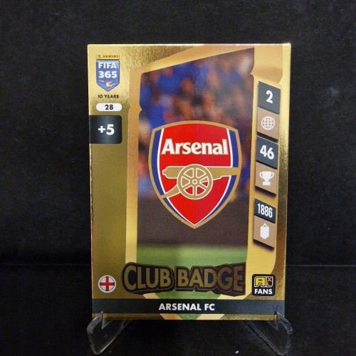 2025 Panini Fifa 365 Club Badge 28 Arsenal Londyn /LT3