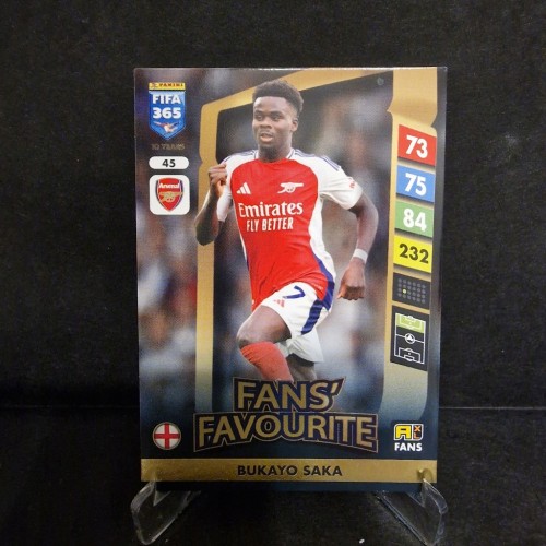 2025 Panini Fifa 365 Bukayo Saka 45 Arsenal Londyn /LT2