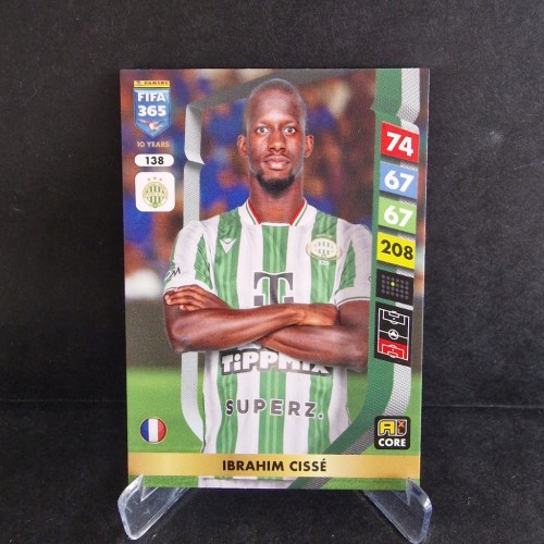 2025 Panini Fifa 365 Ibrahim Cisse 138 Ferencvarosi /B17