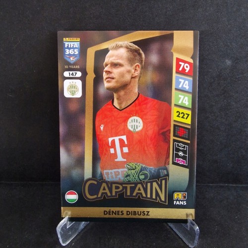 2025 Panini Fifa 365 Denes Dibusz 147 Ferencvarosi /B17