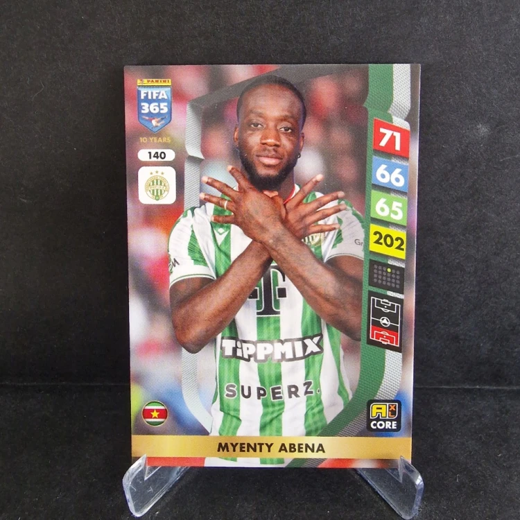 2025 Panini Fifa 365 Myenty Abena 140 Ferencvarosi /B14