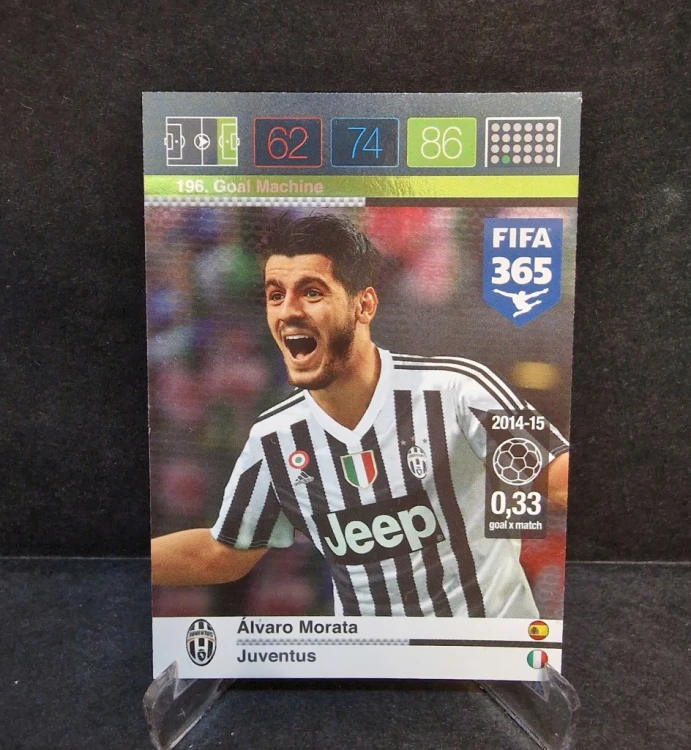 2015-16 Panini Fifa 365 Alvaro Morata 196 Juventus /PF14