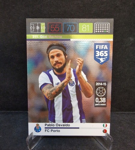 2015-16 Panini Fifa 365 Pablo Osvaldo 211 Fc Porto /PF18