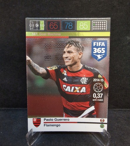2015-16 Panini Fifa 365 Paolo Guerrero 187 Flamengo /PF18
