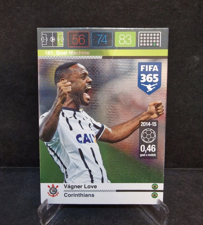 2015-16 Panini Fifa 365 Vagner Love 181 Corinthians /PF12