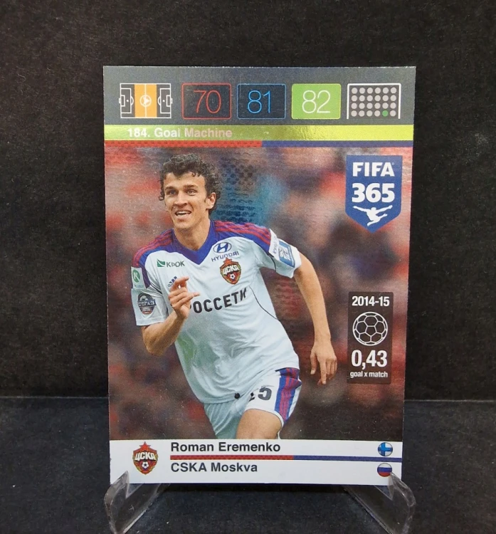 2015-16 Panini Fifa 365 Roman Emerenko 184 CSKA Moskva /PF12